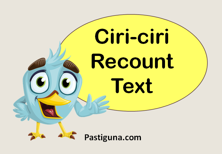 ciri-ciri recount text