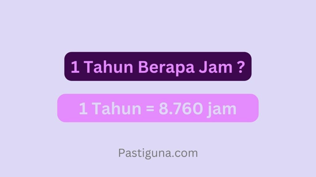 Dalam Tahun Berapa Hari Bulan Minggu Jam Menit Detik