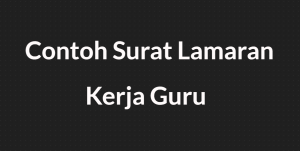 50+ Contoh Surat Lamaran Kerja Yang Baik dan Benar [Doc ...