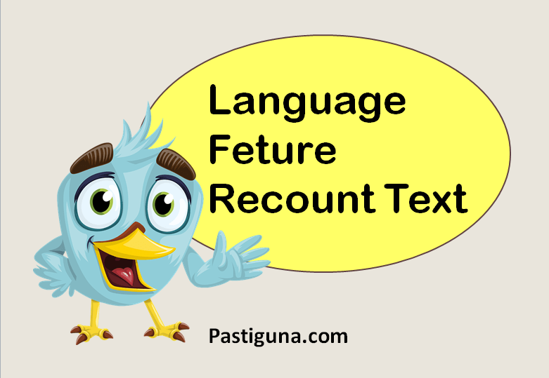 Language Feature pada Recount Text