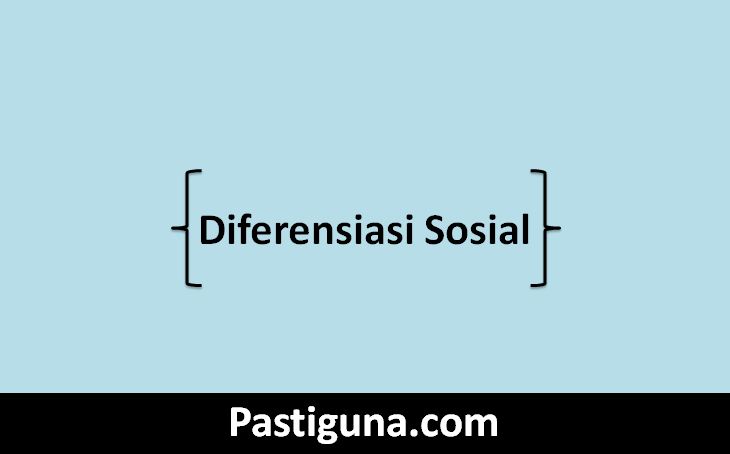 diferensiasi sosial