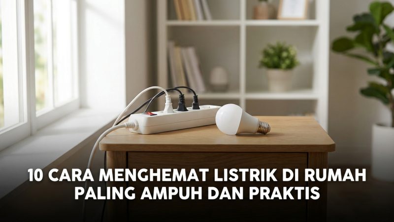 10 Cara Menghemat Listrik di Rumah Paling Ampuh dan Praktis