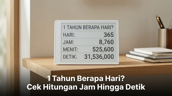 1 Tahun Berapa Hari? Cek Hitungan Jam Hingga Detik